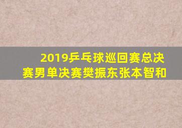 2019乒乓球巡回赛总决赛男单决赛樊振东张本智和