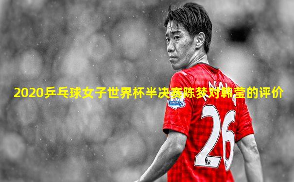 2020乒乓球女子世界杯半决赛陈梦对韩莹的评价