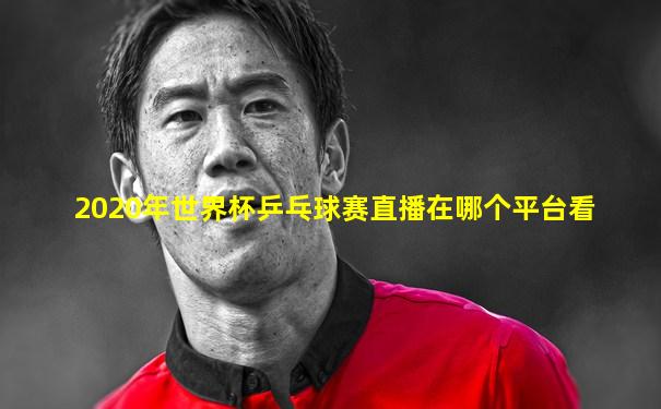 2020年世界杯乒乓球赛直播在哪个平台看