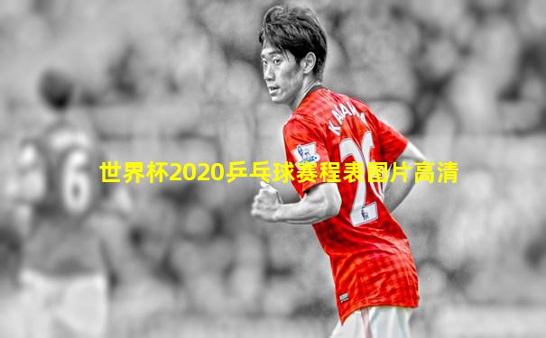 世界杯2020乒乓球赛程表图片高清