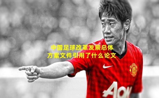 中国足球改革发展总体方案文件引用了什么论文