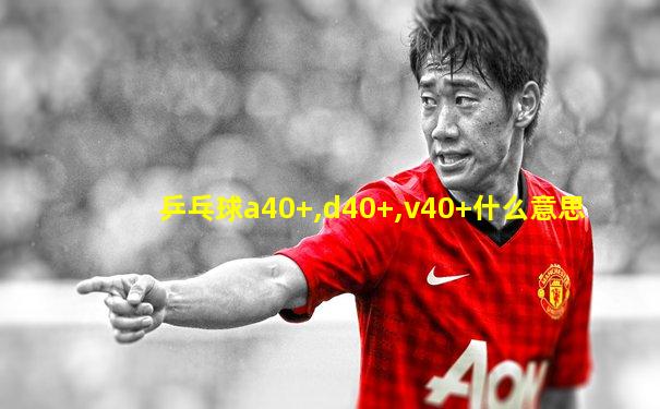 乒乓球a40+,d40+,v40+什么意思