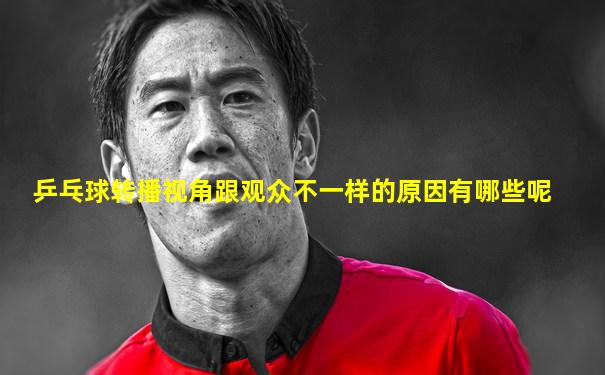 乒乓球转播视角跟观众不一样的原因有哪些呢