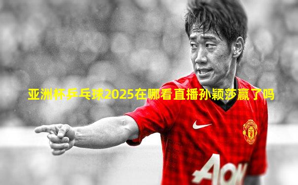 亚洲杯乒乓球2025在哪看直播孙颖莎赢了吗