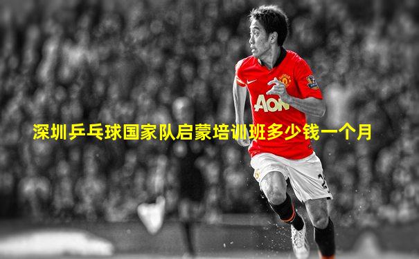 深圳乒乓球国家队启蒙培训班多少钱一个月